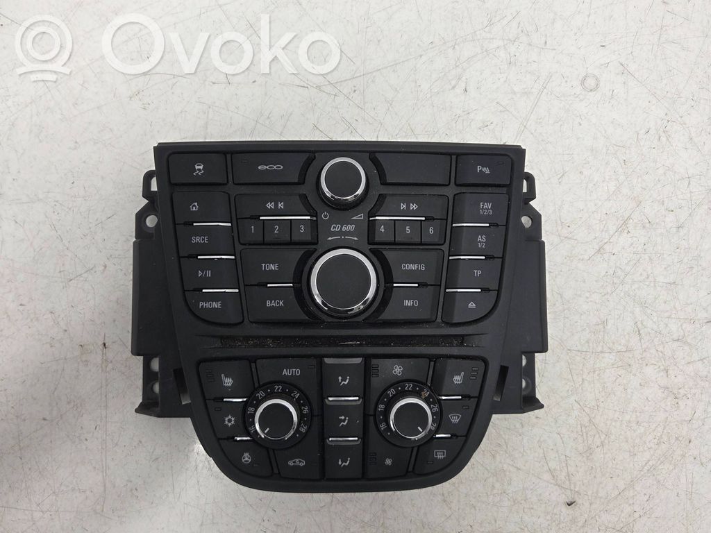 Opel Meriva B Unidad delantera de radio/CD/DVD/GPS 