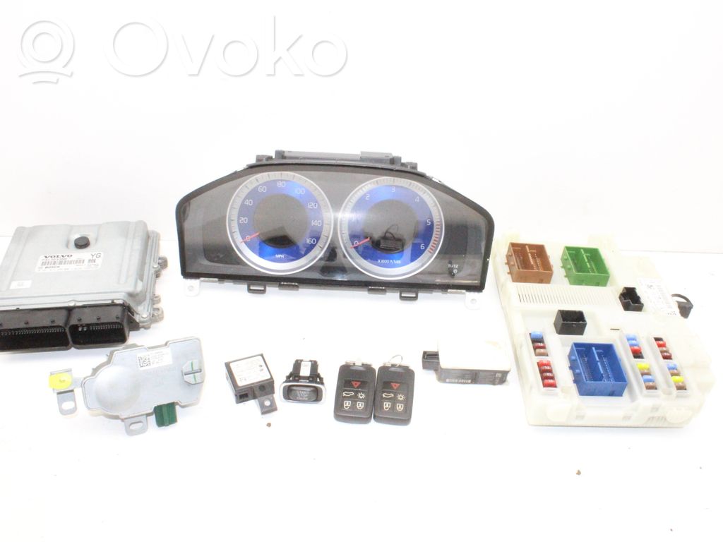 Volvo S60 Komputer / Sterownik ECU i komplet kluczy 