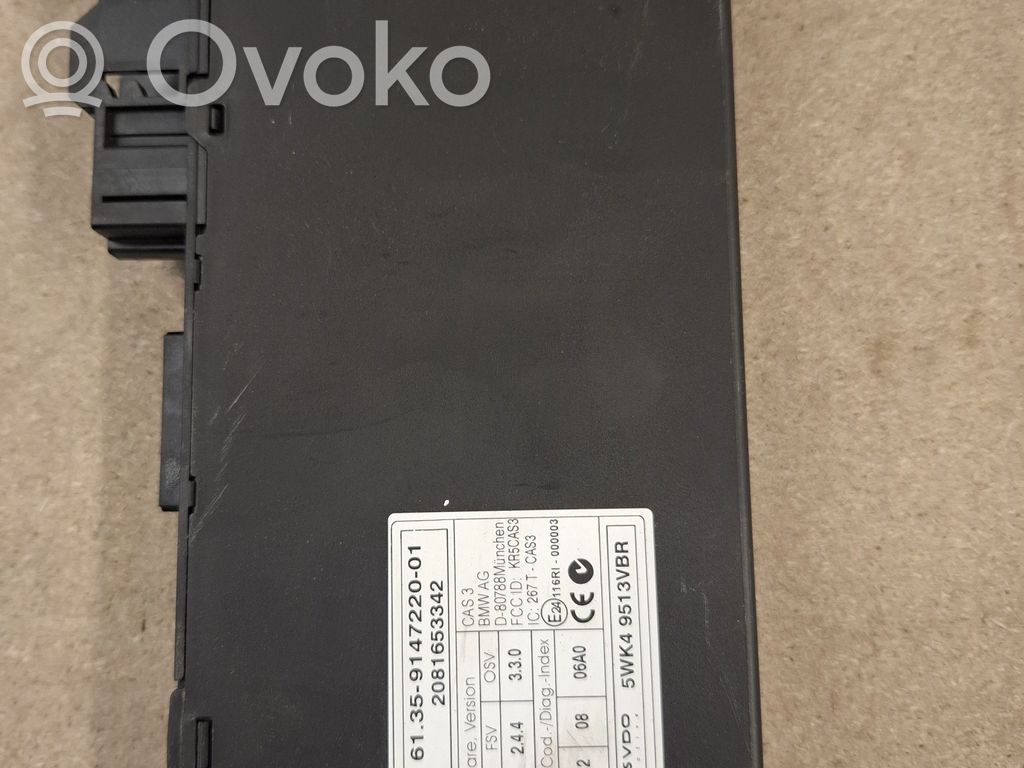 BMW 3 E90 E91 CAS control unit/module 