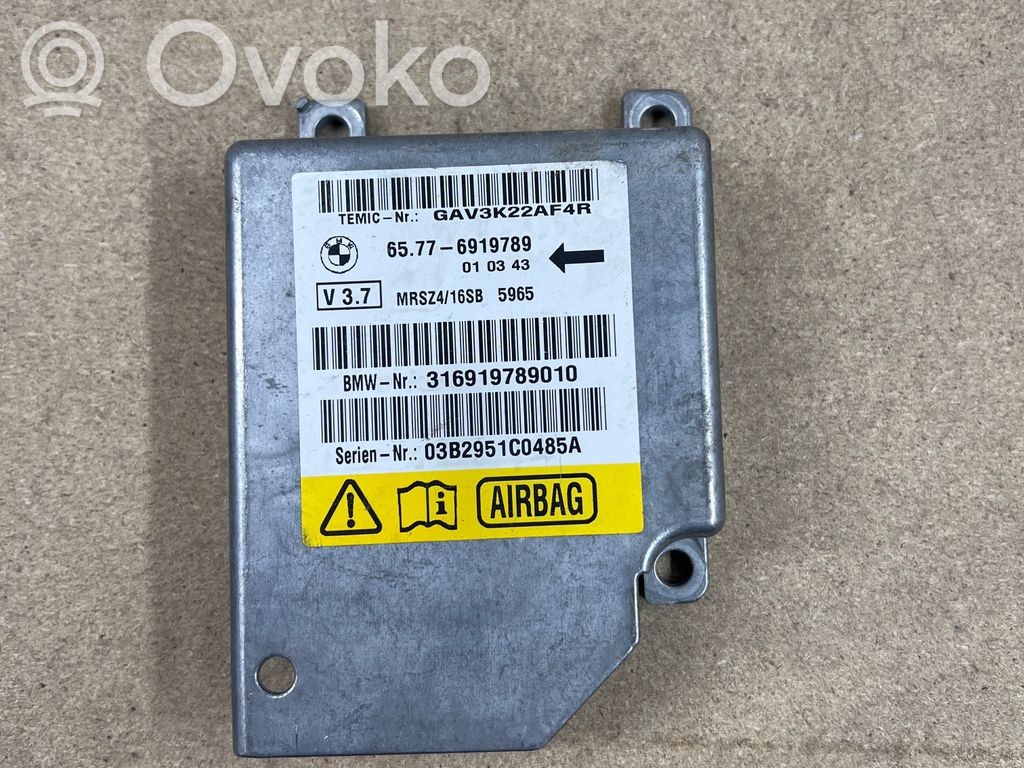 BMW 5 E39 Airbag control unit/module 