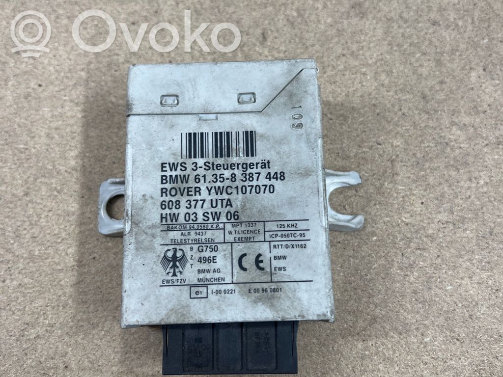 BMW 5 E39 Immobilizer control unit/module 