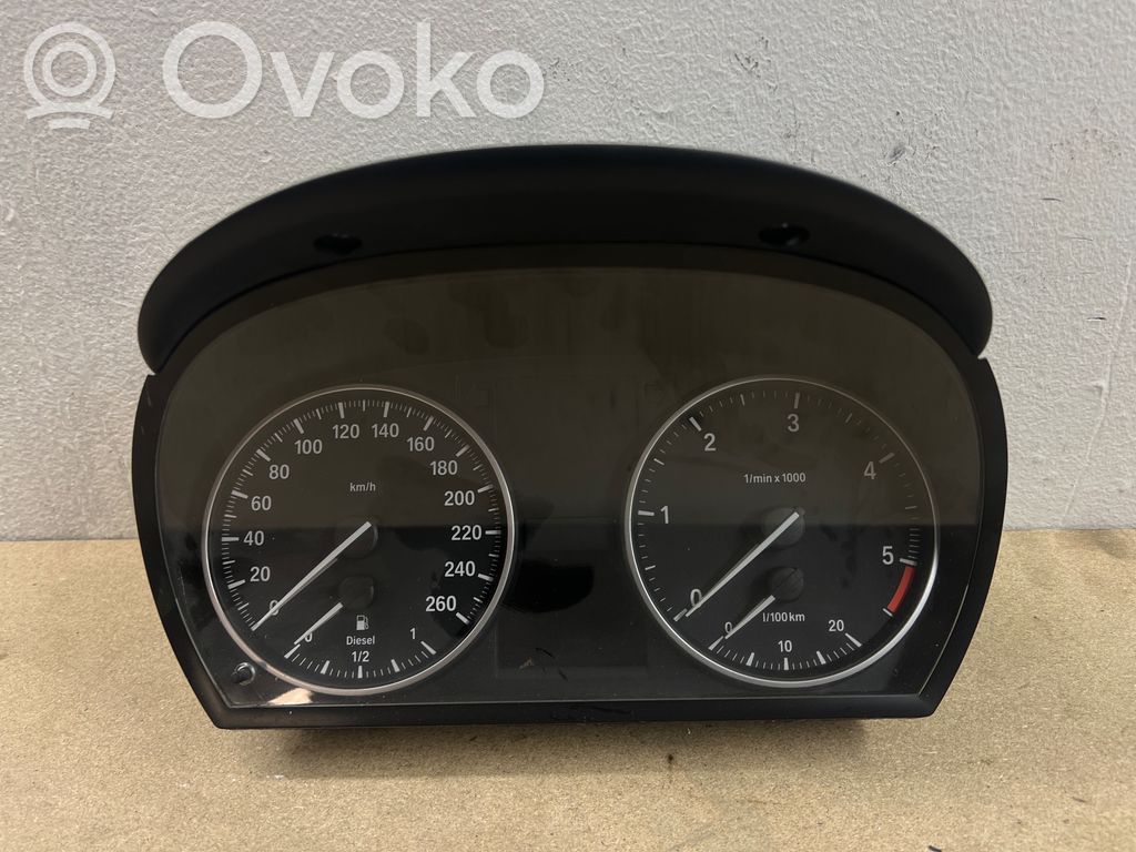 BMW 3 E90 E91 Speedometer (instrument cluster) 
