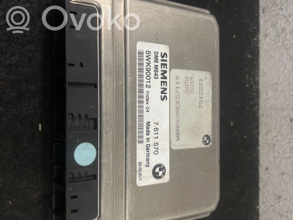 BMW 5 E39 Engine control unit/module 
