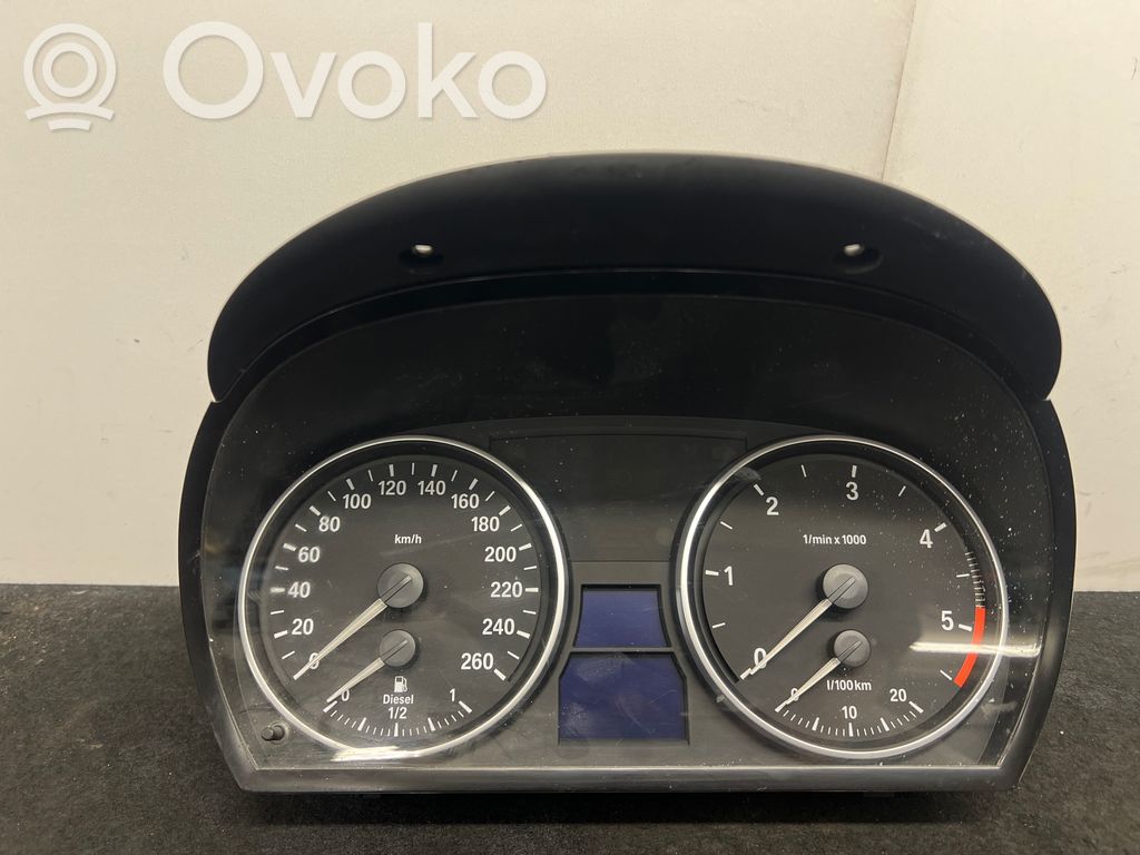 BMW 3 E90 E91 Speedometer (instrument cluster) 