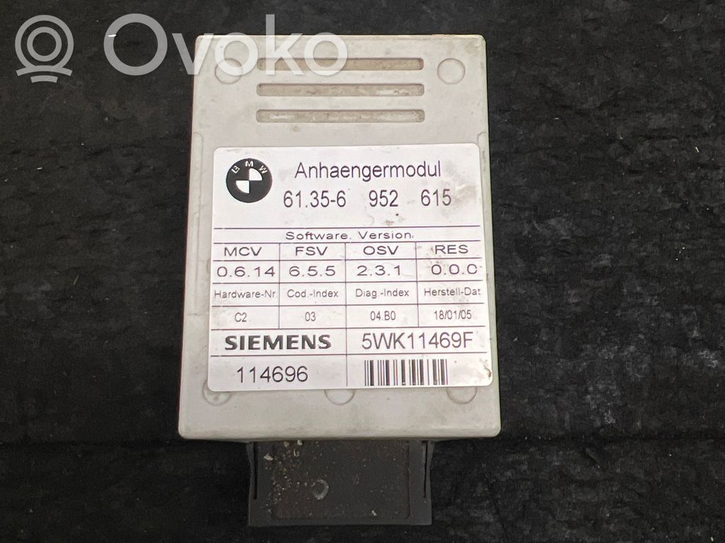 BMW 5 E60 E61 Tow bar trailer control unit/module 