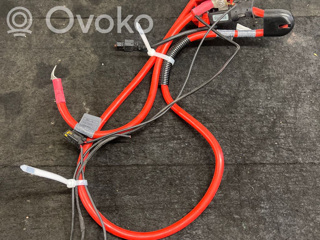 BMW 5 E60 E61 Câble de batterie positif 