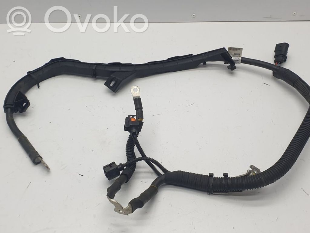 Audi A4 S4 B9 Plus / Klema / Przewód akumulatora 