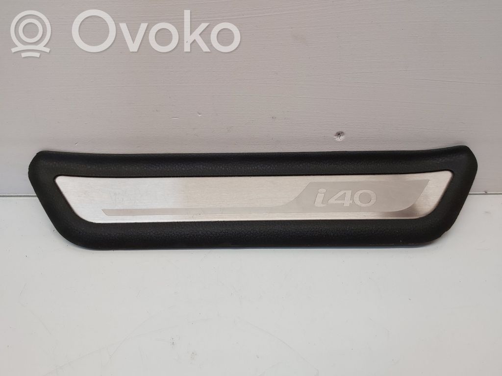 Hyundai i40 Aizmugurējā sliekšņa dekoratīvā apdare (iekšējā) 