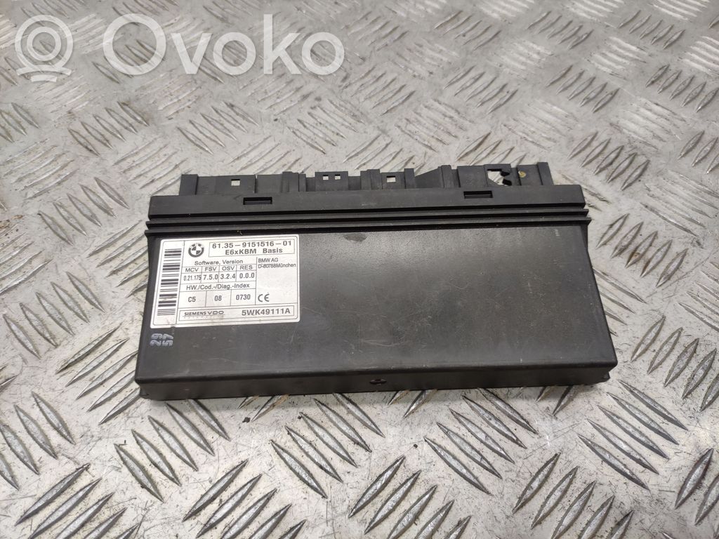 BMW 5 E60 E61 Module confort 