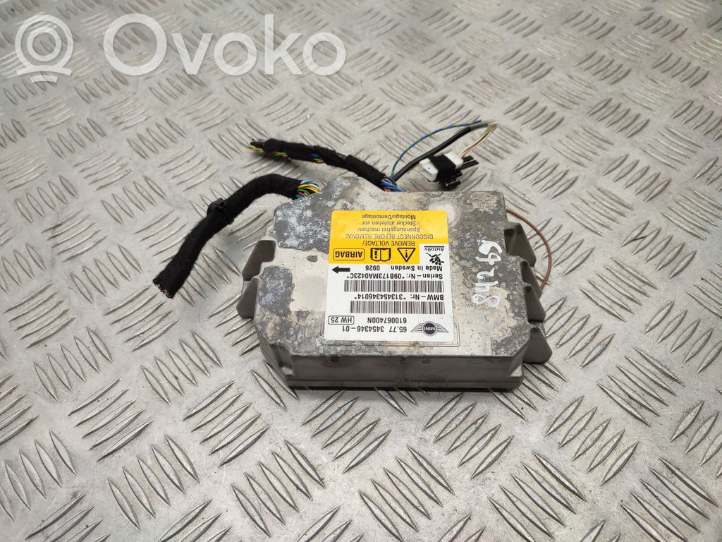 Mini One - Cooper Coupe R56 Airbag control unit/module 