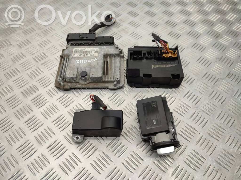 Volkswagen PASSAT B7 Engine ECU kit and lock set 