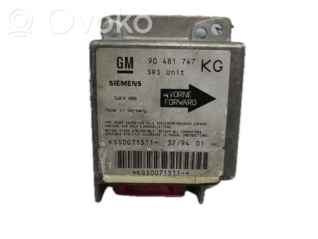Airbag control unit/module   5WK4088