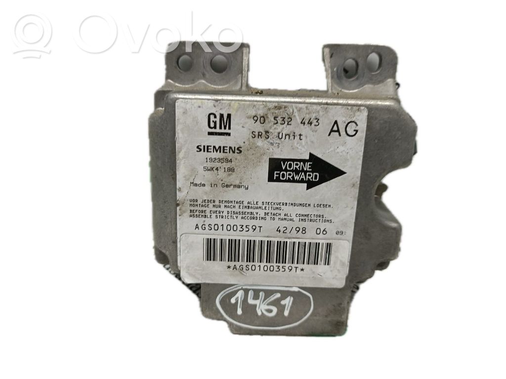 Airbag control unit/module   90532443AG