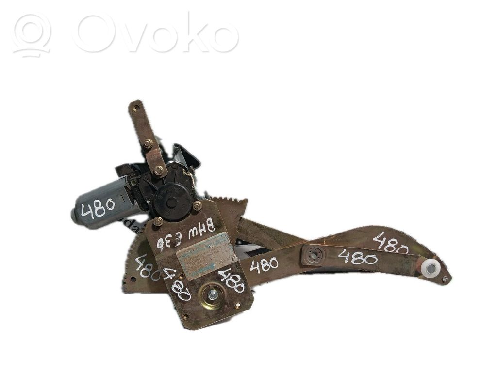 BMW 3 E36 Front window lifting mechanism without motor 