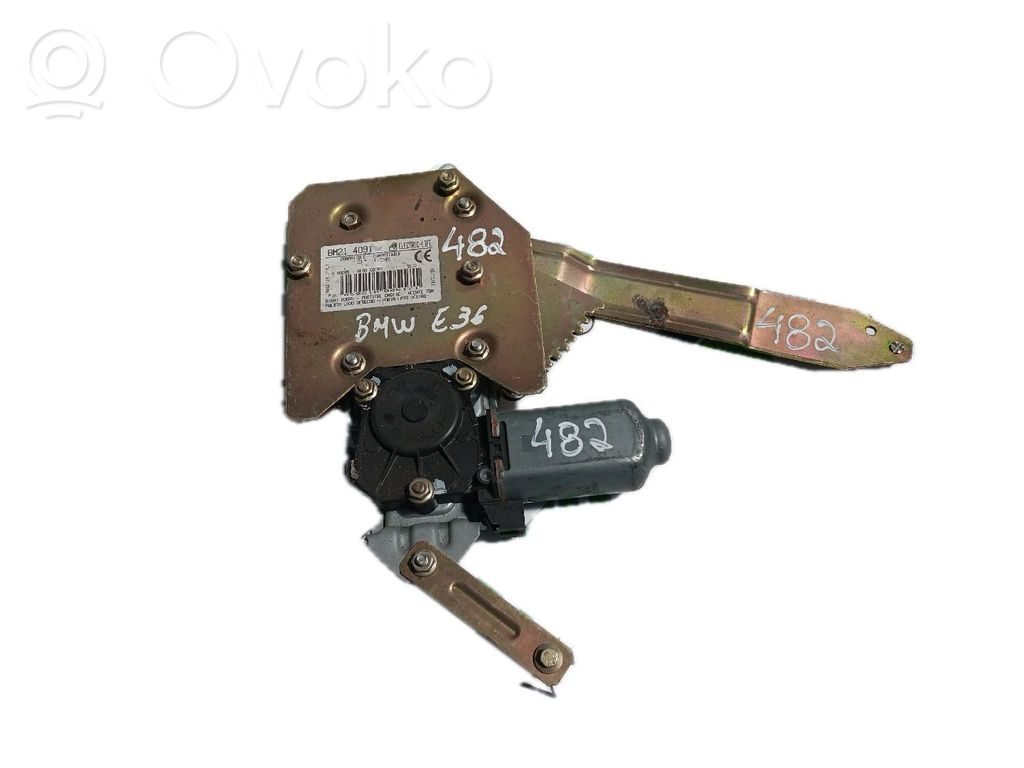 BMW 3 E36 Rear window lifting mechanism without motor 