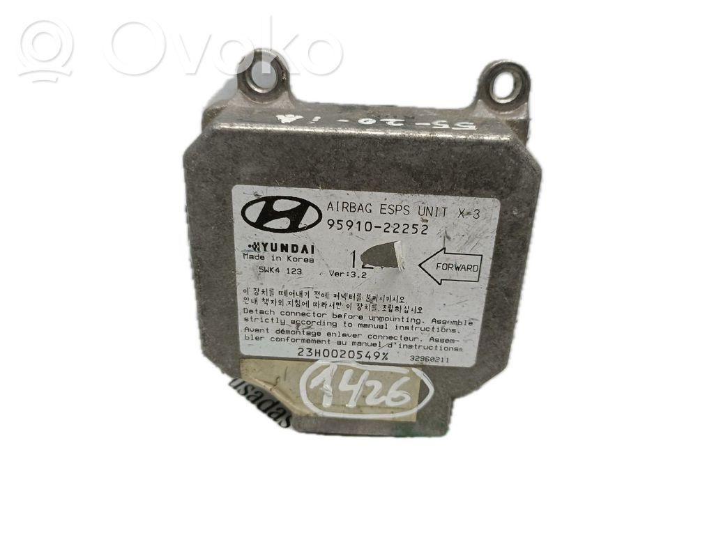 Hyundai Accent Airbag control unit/module 