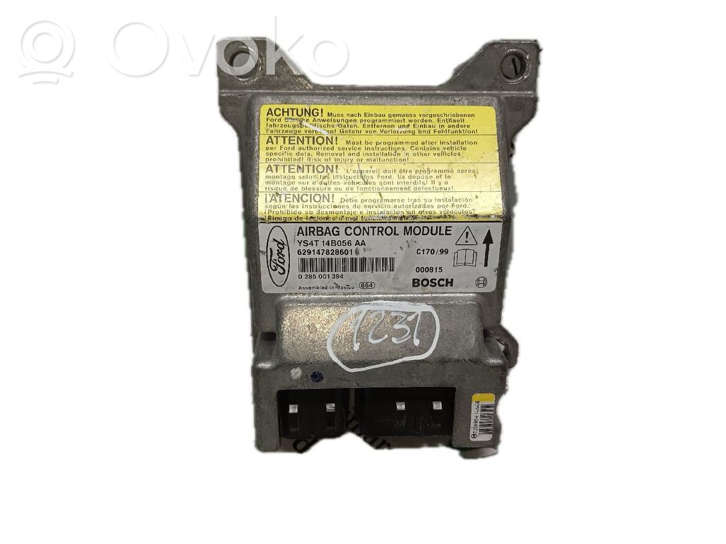 Unidad de control/módulo del Airbag   YS4T14B056,AA