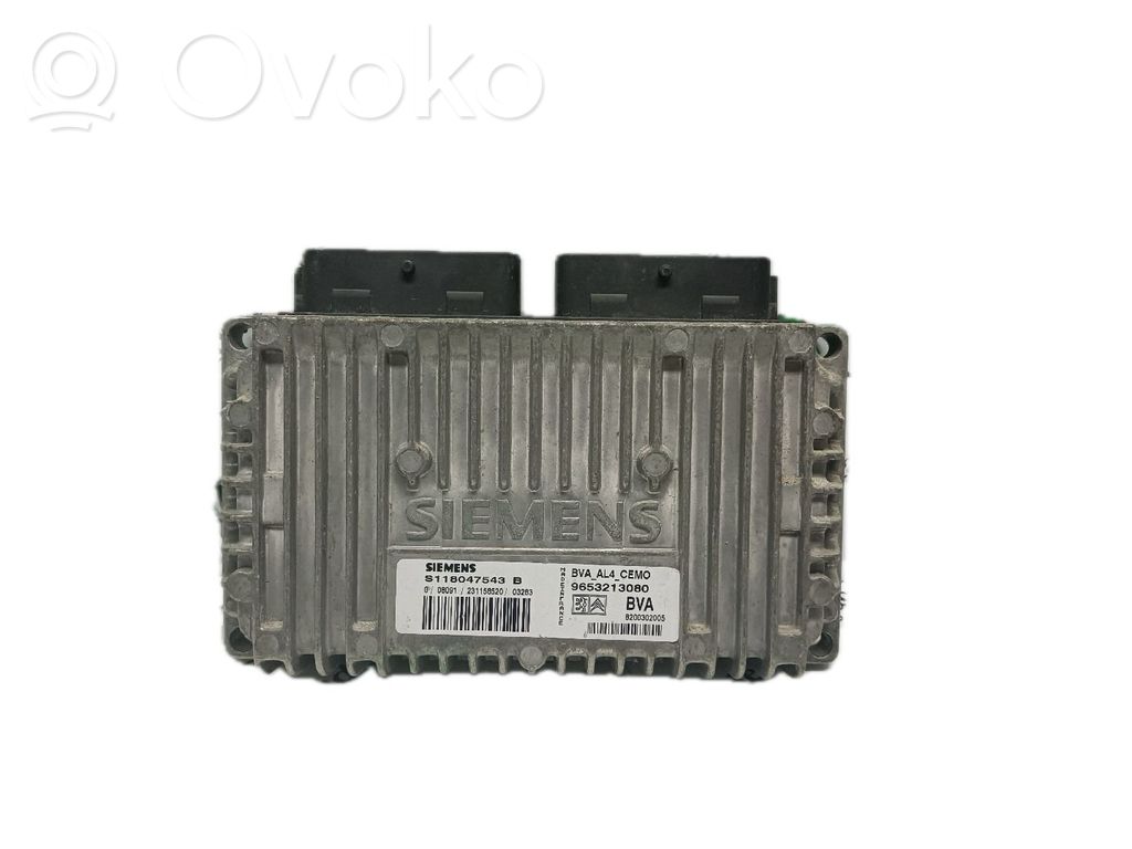 Engine control unit/module   9653213080,S118047453B