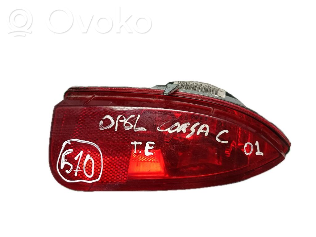 Opel Corsa C Priešrūkinis žibintas gale 