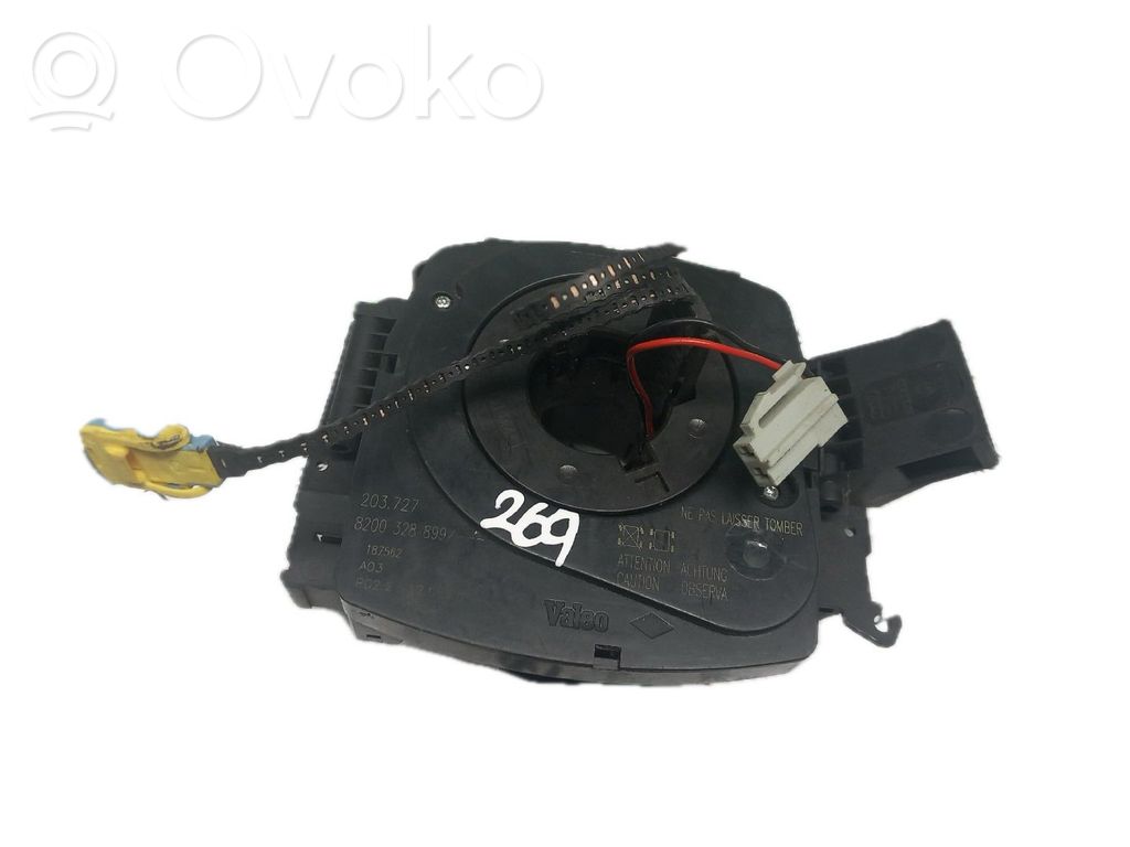 Renault Laguna II Taśma / Pierścień ślizgowy Airbag / SRS 