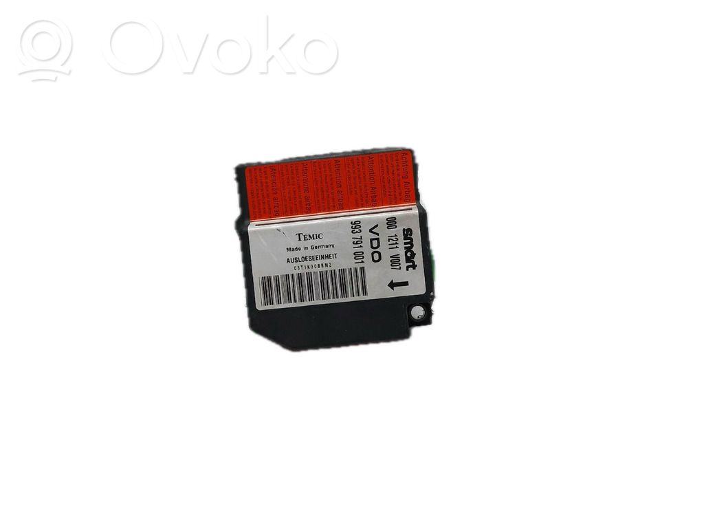 Turvatyynyn ohjainlaite/moduuli   993791001,0001211V07