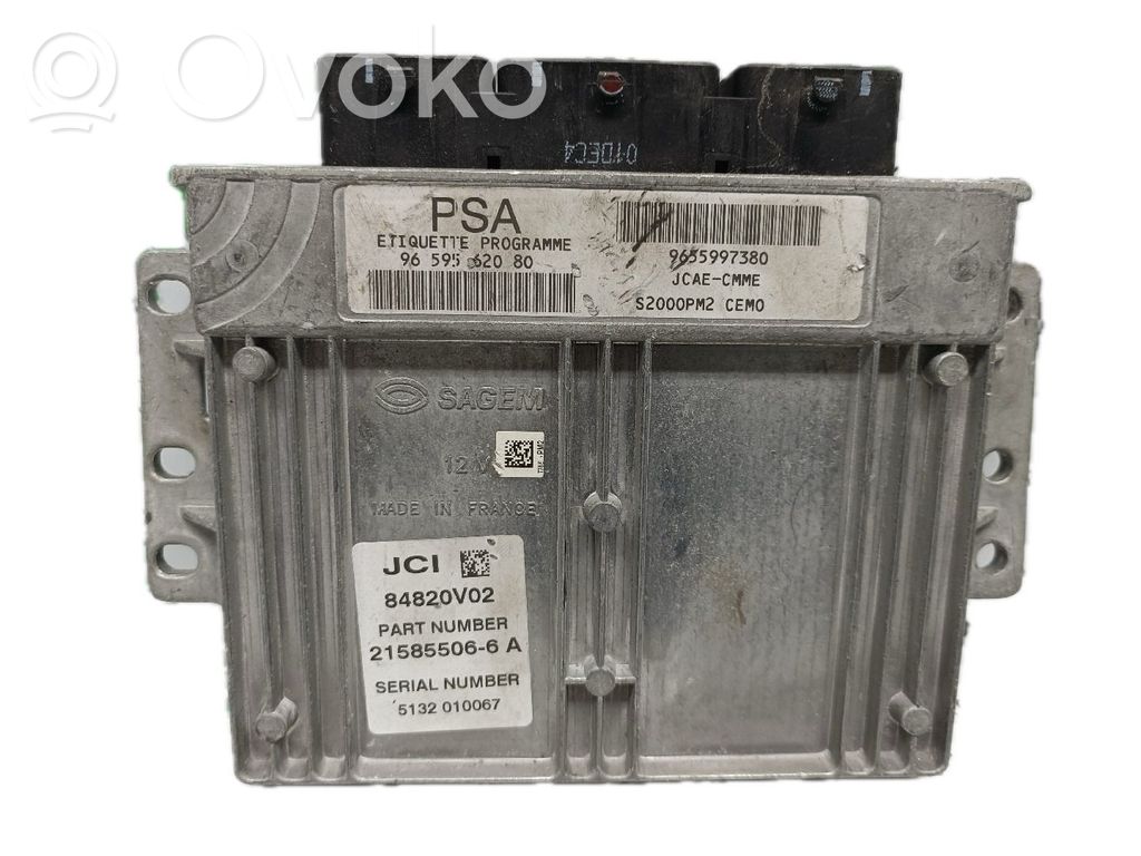 Peugeot 407 Engine control unit/module 