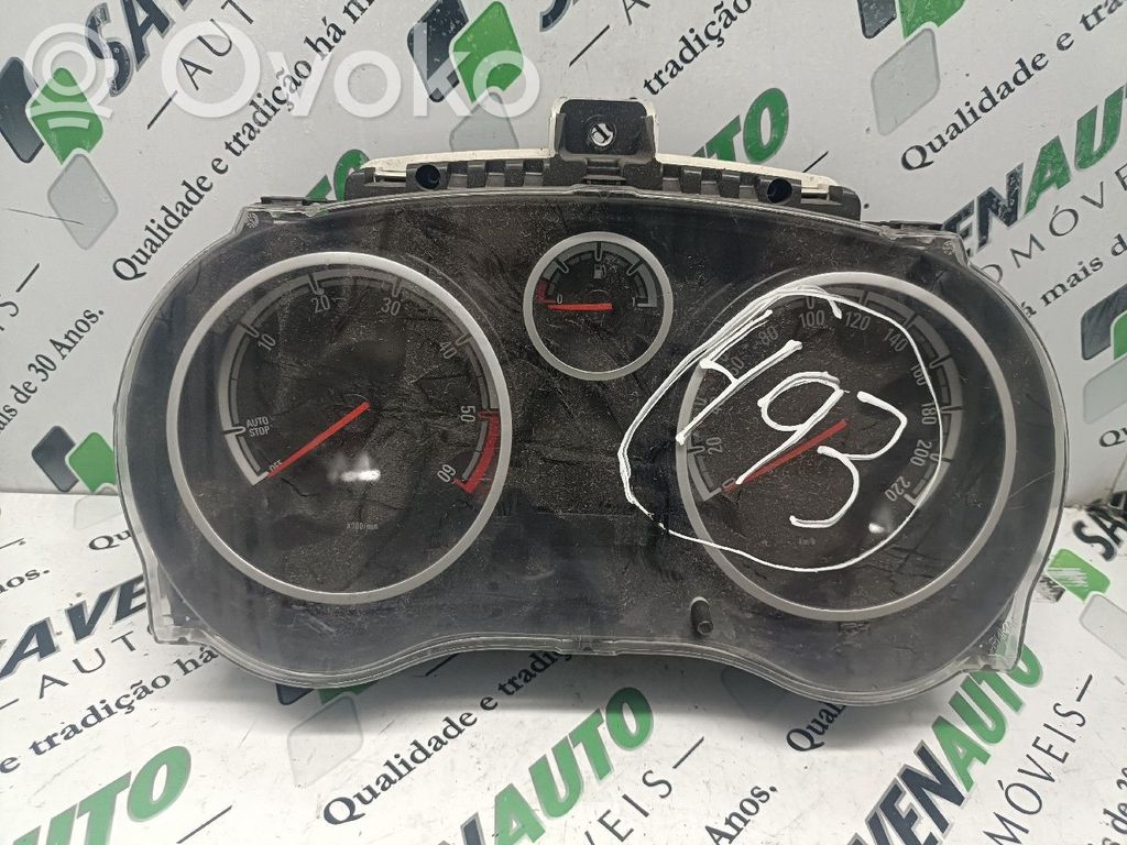 Opel Corsa D Tachimetro (quadro strumenti) 