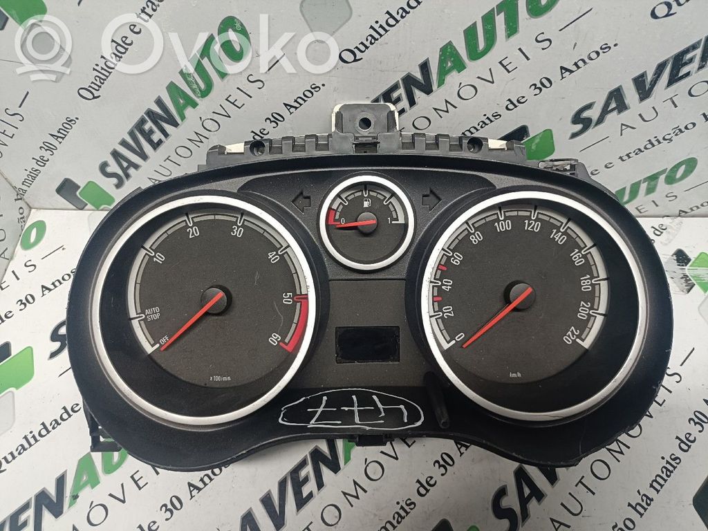 Opel Corsa D Tachimetro (quadro strumenti) 
