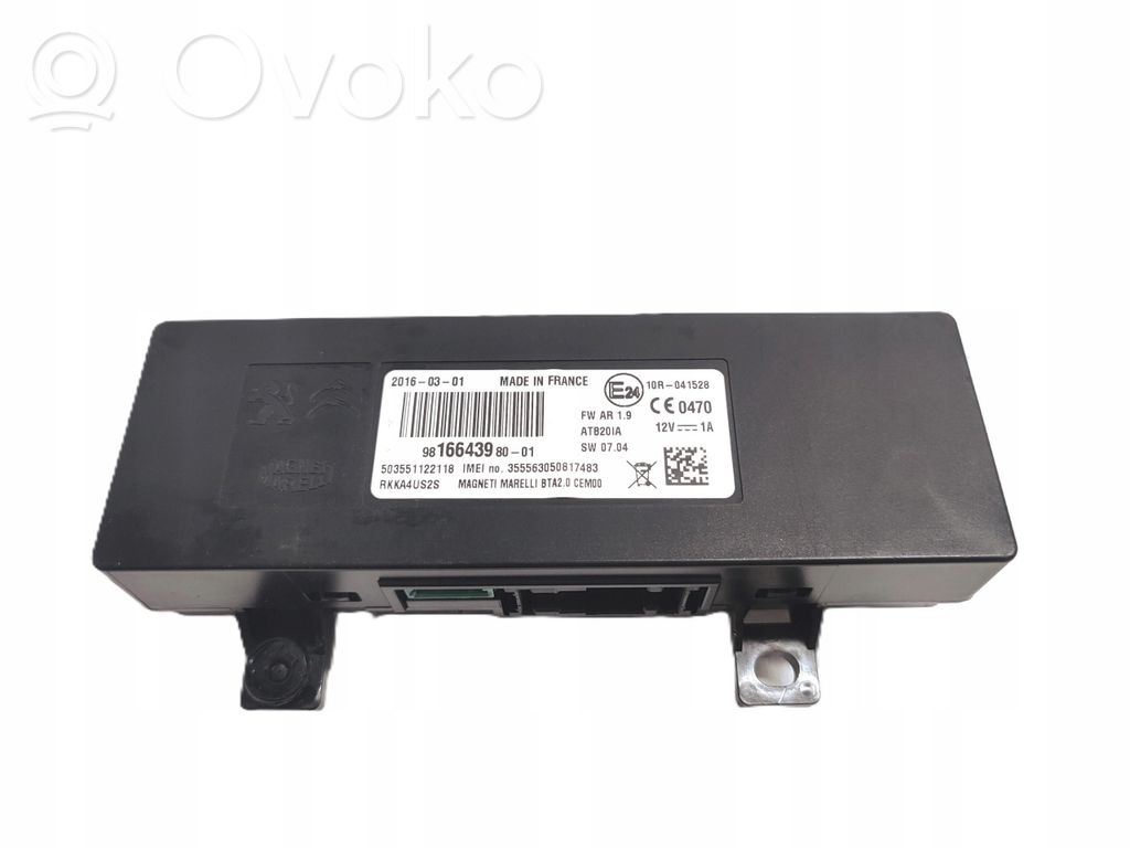 Bluetooth control unit module   9816643980