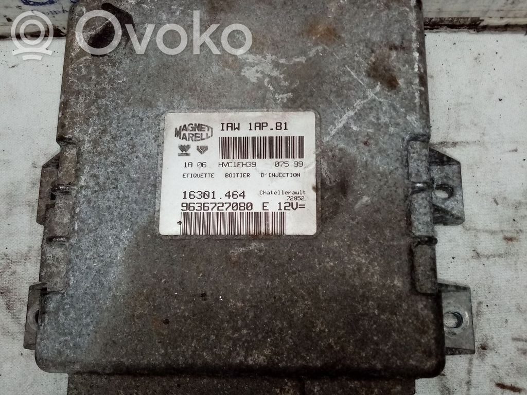 Peugeot 206 Engine control unit/module 