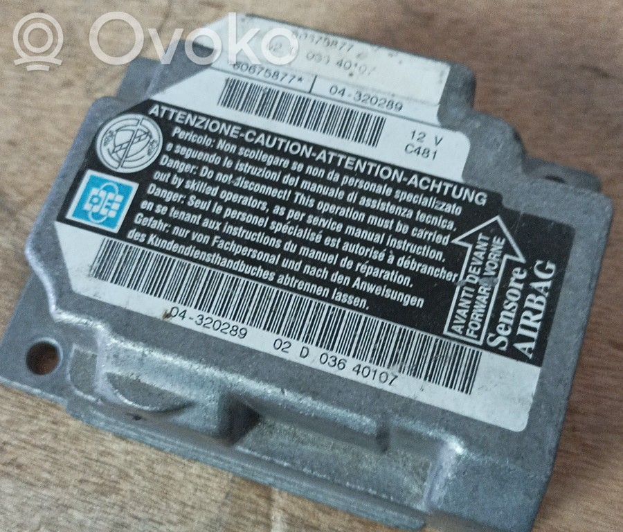 Airbag control unit/module   60675877