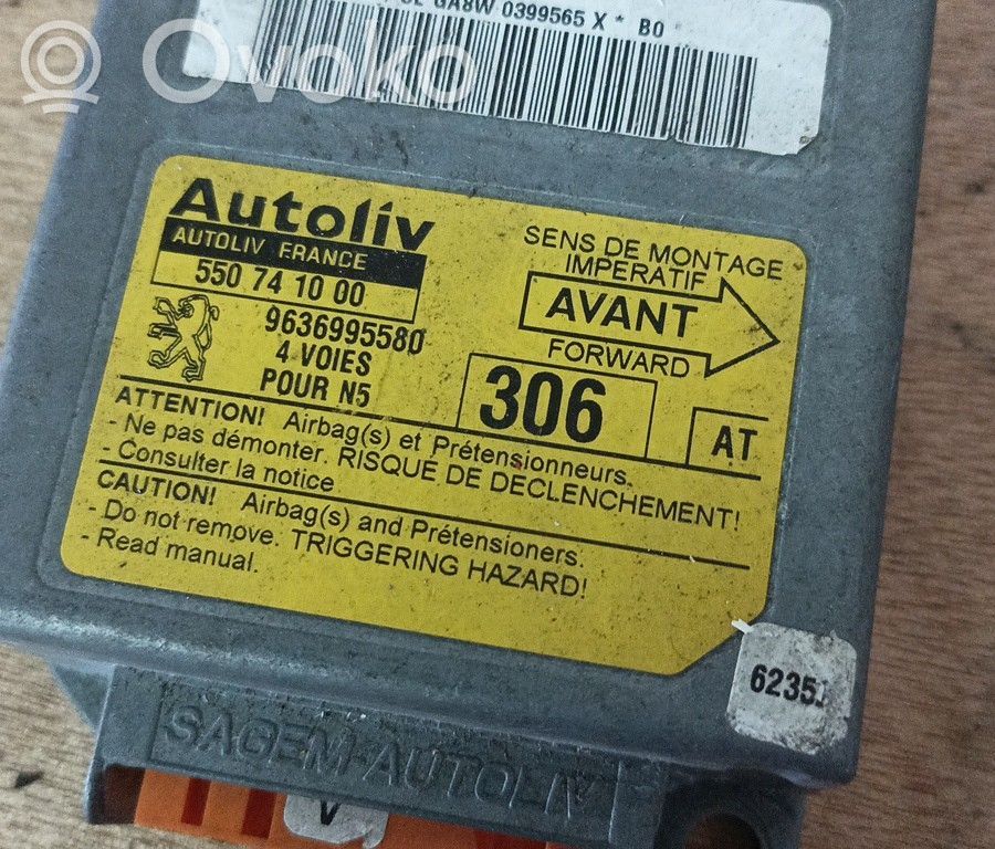 Airbag control unit/module   9636995580