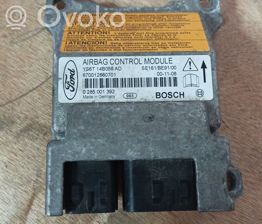 Ford Fiesta Airbag control unit/module 