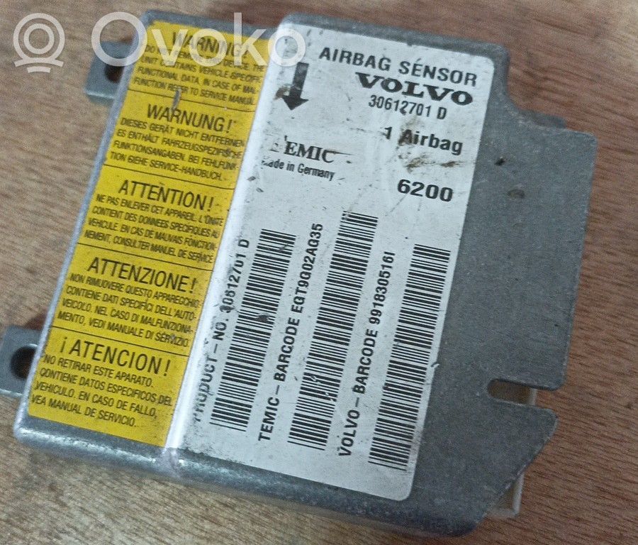 Airbag control unit/module   30612701D