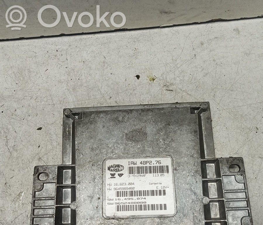 Engine control unit/module   16495074,9652488080