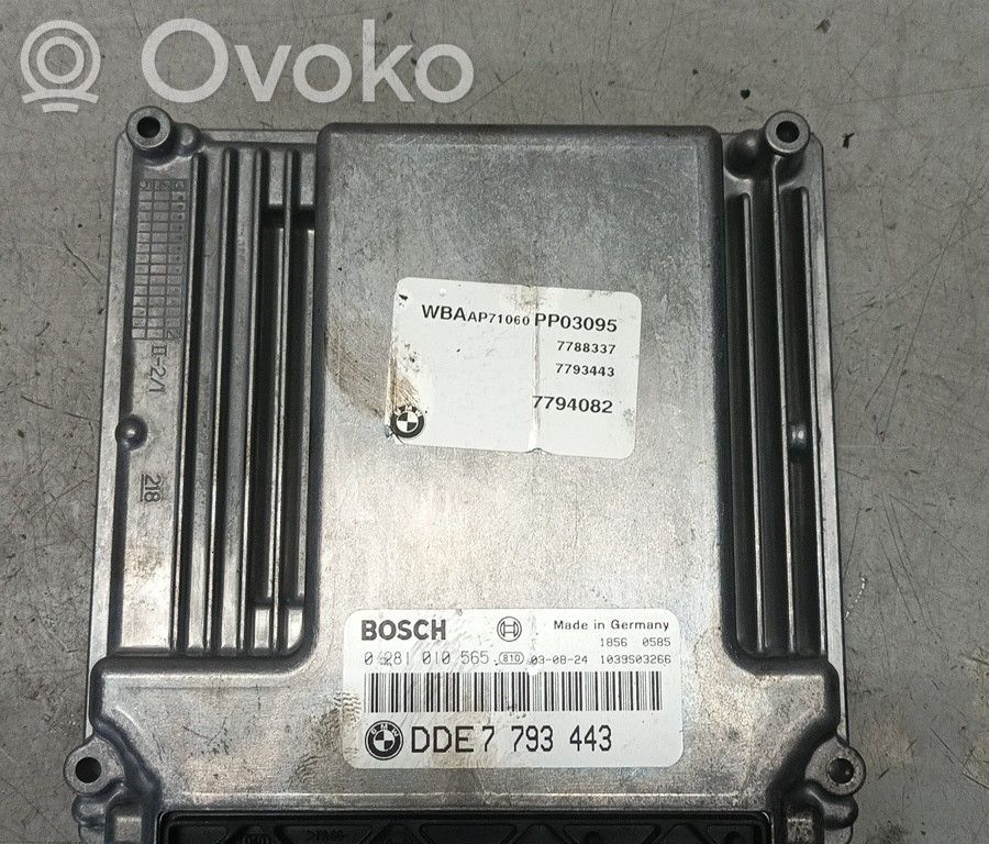 Moottorin ohjainlaite/moduuli   DDE7793443,ZACK