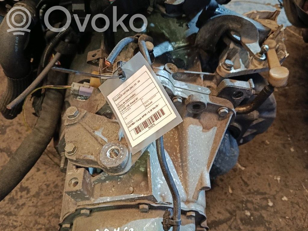Peugeot 307 Manualna 5-biegowa skrzynia biegów 
