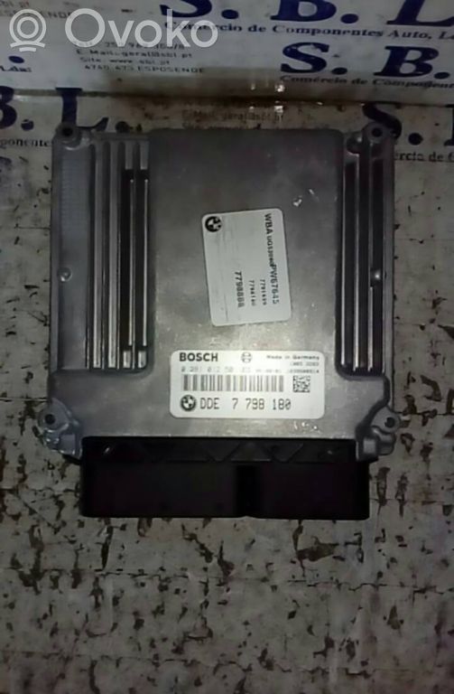 Calculateur moteur ECU   DDE7798180