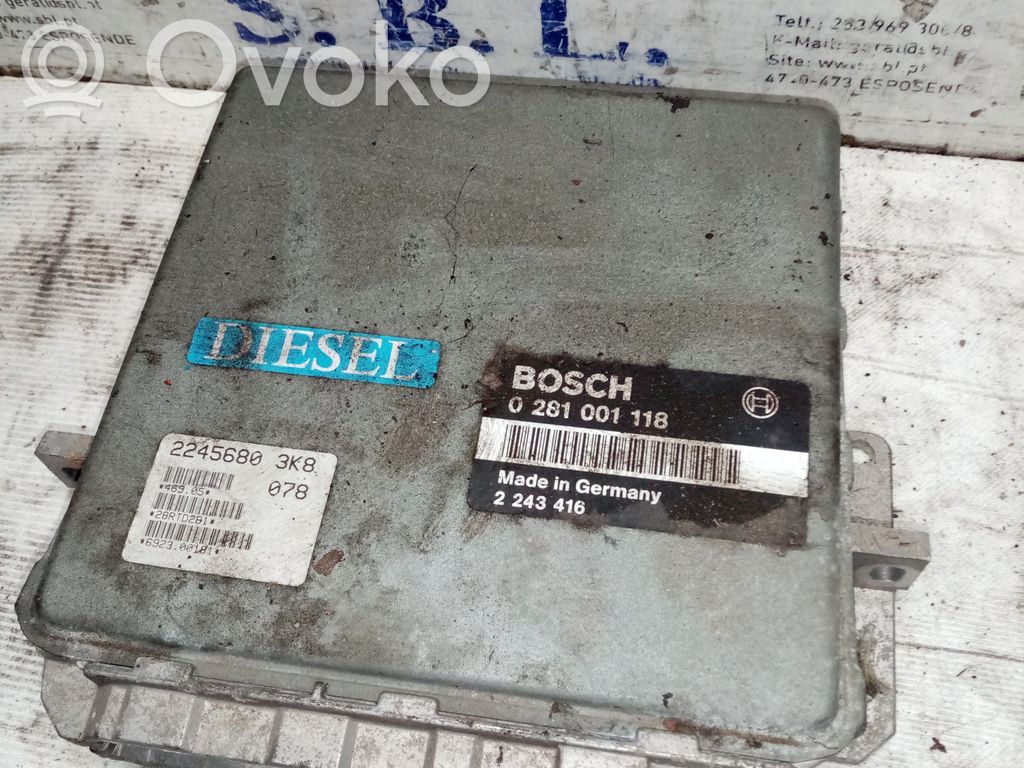 BMW 3 E36 Motorsteuergerät/-modul 