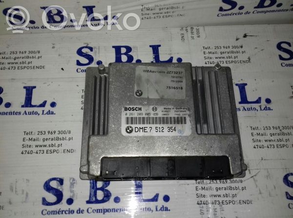 Engine control unit/module   0261209005,DME7512354
