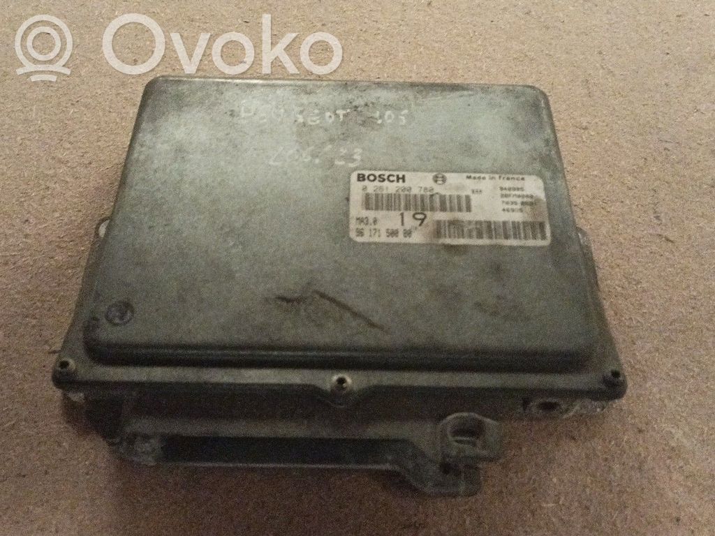 Unidad de control/módulo del motor   9617150080,MA3BOSCH,TIAGO
