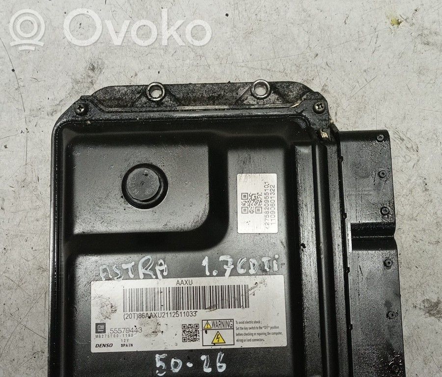 Unidad de control/módulo del motor   55579443,ZACK