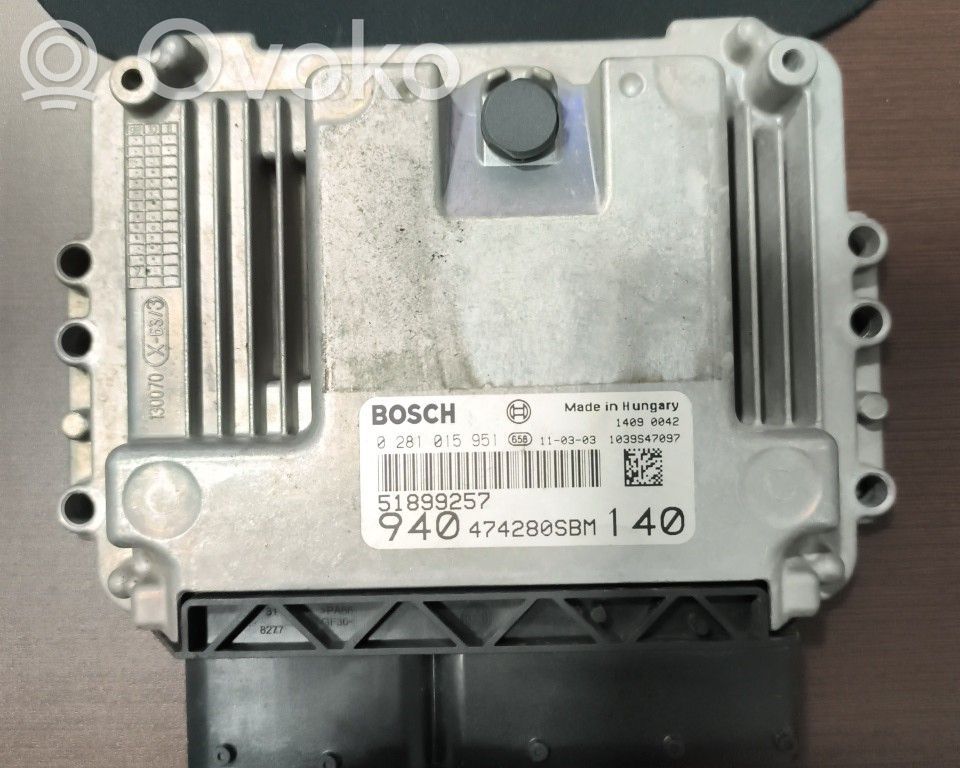 Engine control unit/module   0281015951,FILIPE
