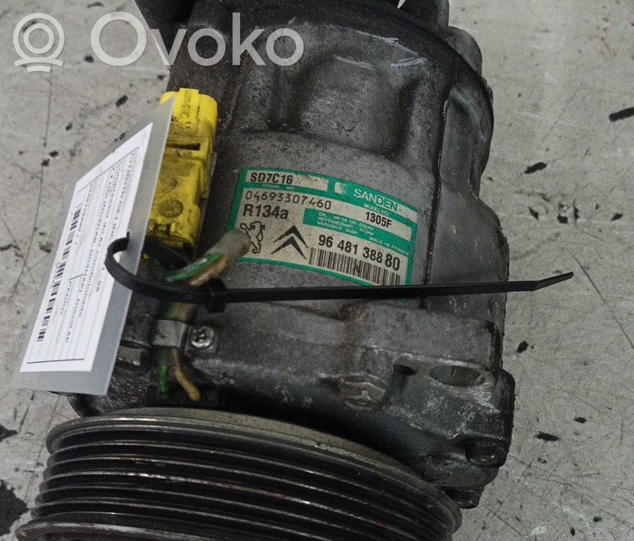Ilmastointilaitteen kompressorin pumppu (A/C)   9648138880,PEDRO