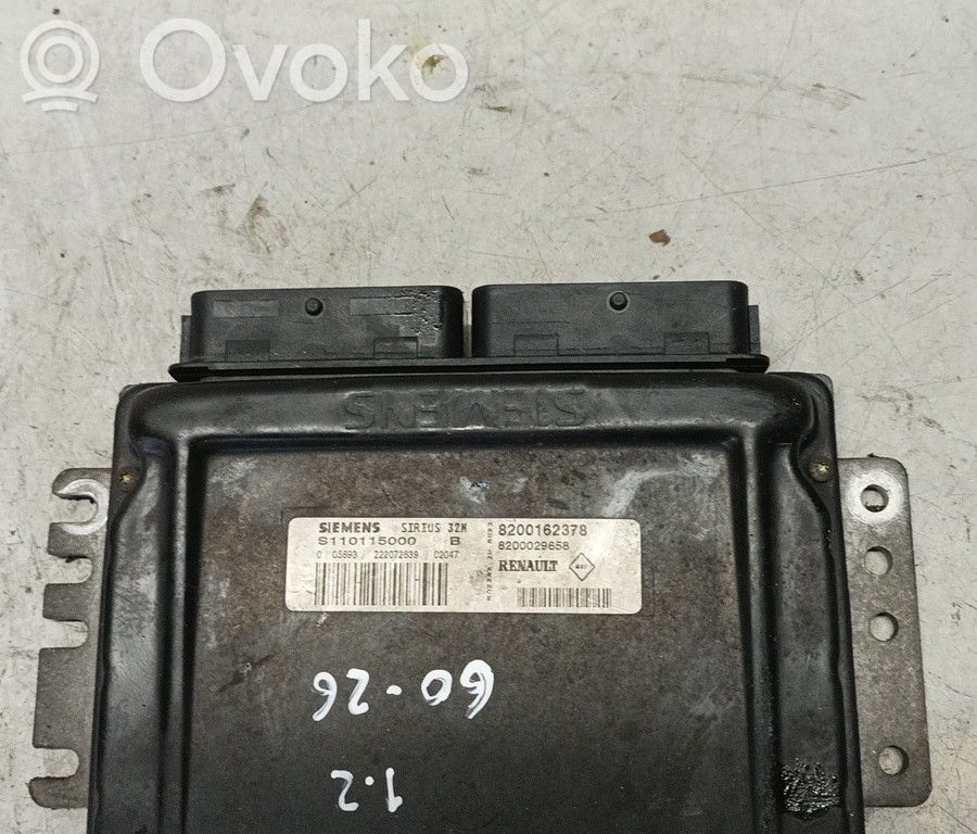 Unidad de control/módulo del motor   8200162378,ZACK