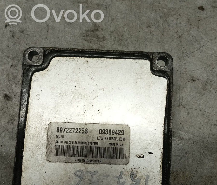 Unidad de control/módulo del motor   09389429,ZACK