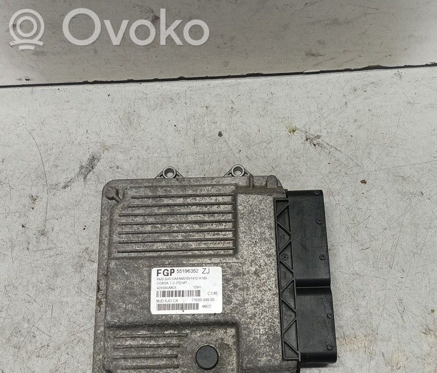 Motorsteuergerät/-modul   7160004903,ZACK