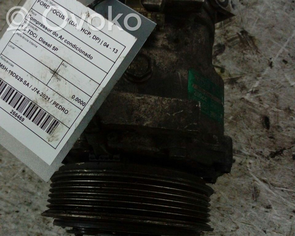 Ilmastointilaitteen kompressorin pumppu (A/C)   3M5H19D629SA,J742021,PEDRO