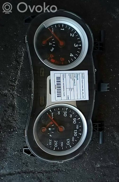 Renault Clio III Speedometer (instrument cluster) 