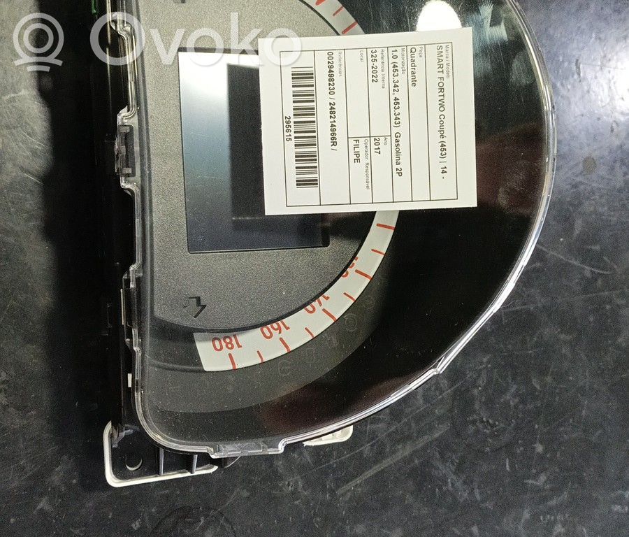 Speedometer (instrument cluster)   248214966R,32735817,FILIPE